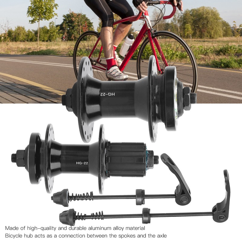 MEIJUN 32 Holes Cassette Mountain Bike Hub Front Rear Freehub