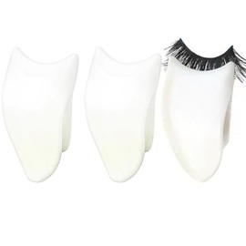 False Eyelash Applicator Tool Eyelash Clip Lash Buddy Makeup Tool for False Lash for Beginners EasyTo Wear (3 Piece White)