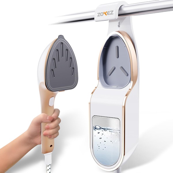 ZOKEZ Handheld Steamer for Clothes, 1500W Extra Large Soleplate, 330ml