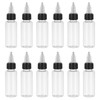 PATIKIL 1oz(30ml) Plastic Dispensing Bottle, 12Pcs Squeeze Empty Bottles with