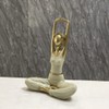 Artgenius Art Abstract Yoga Figurine Statue,Home Decorative Girl Yoga Scuplture