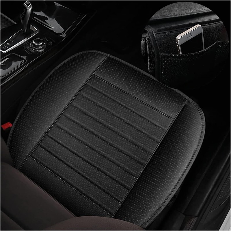 Funda Universal para Asiento de Coche, de Piel, Antideslizante, Suave,