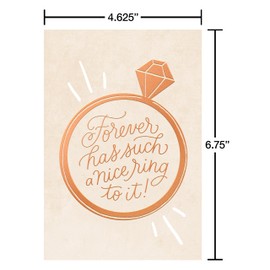 American Greetings 6-Count Wedding Celebrations Card Bundle with Envelopes- Engagement, Bridal Shower, and Wedding