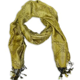 East West Souk Women's Fancy Winter Scarf Wrap Shawl with Fringes