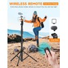 Phone Tripod, 86" Tall Tripod for iPhone with Flexible Gooseneck