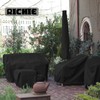 RICHIE Round Grill Cover, Waterproof and Robust, BBQ Cover, Gas