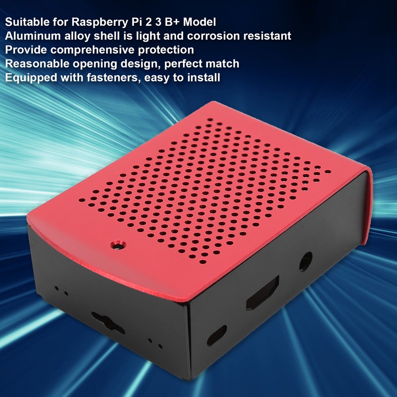 Cooling Case for Raspberry Pi 2 3 B+ Model Aluminum