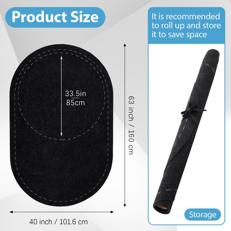 Drydiet 63 x 40 Inch Cold Plunge Tub Floor Mat