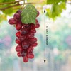 Woration 4 Bunches Artificial Grape Lifelike Simulation Fruit Decorative Fake