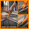 Window Screen Removal Tool - 9-Inch, Scratch-Free, Dual-End, Orange