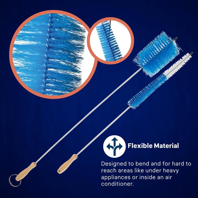 PM14X10056DS Universal Lint Brush Set, Blue/White