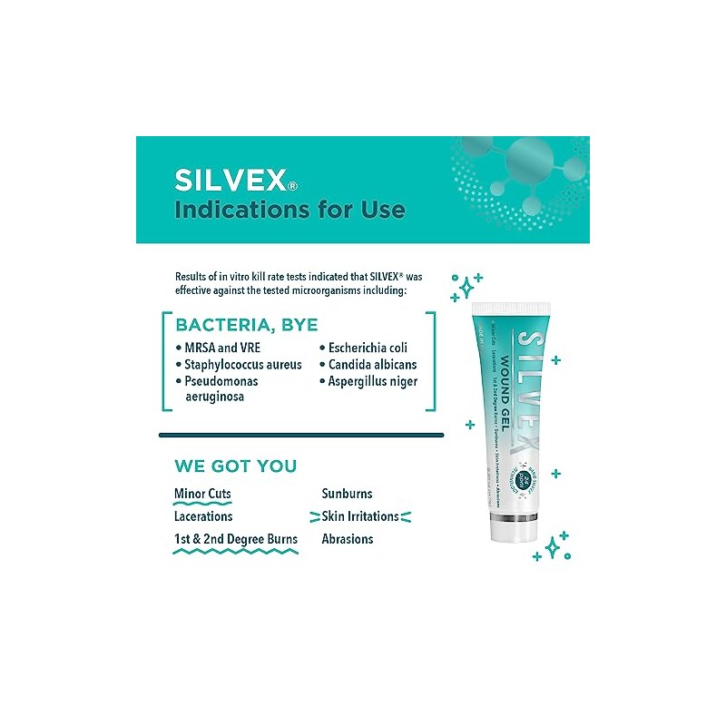 Smart Get Prepared Silvex Wound Gel Ounce
