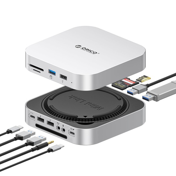 ORICO MiniLink Mac mini M4 Hub, 10 in 1 Docking