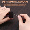 41Pcs Durable Electrical Wiring Connector Release Pin Rust-Proof Auto Terminals