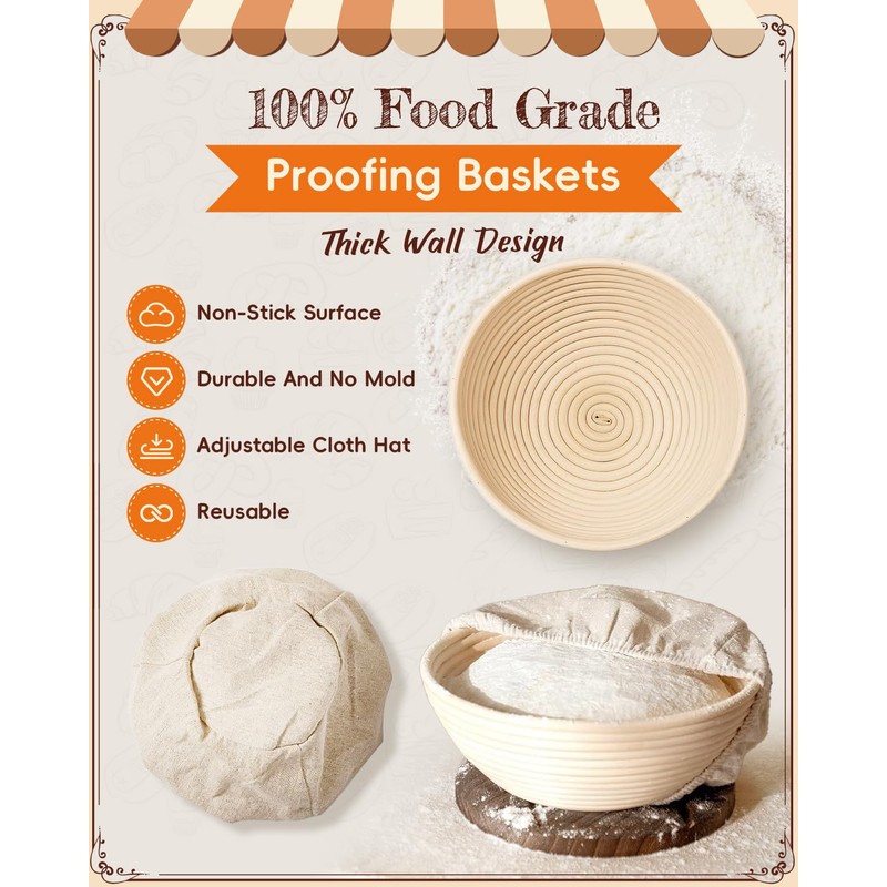 RYMTOX Complete Sourdough Starter Kit with Manual | Easy to