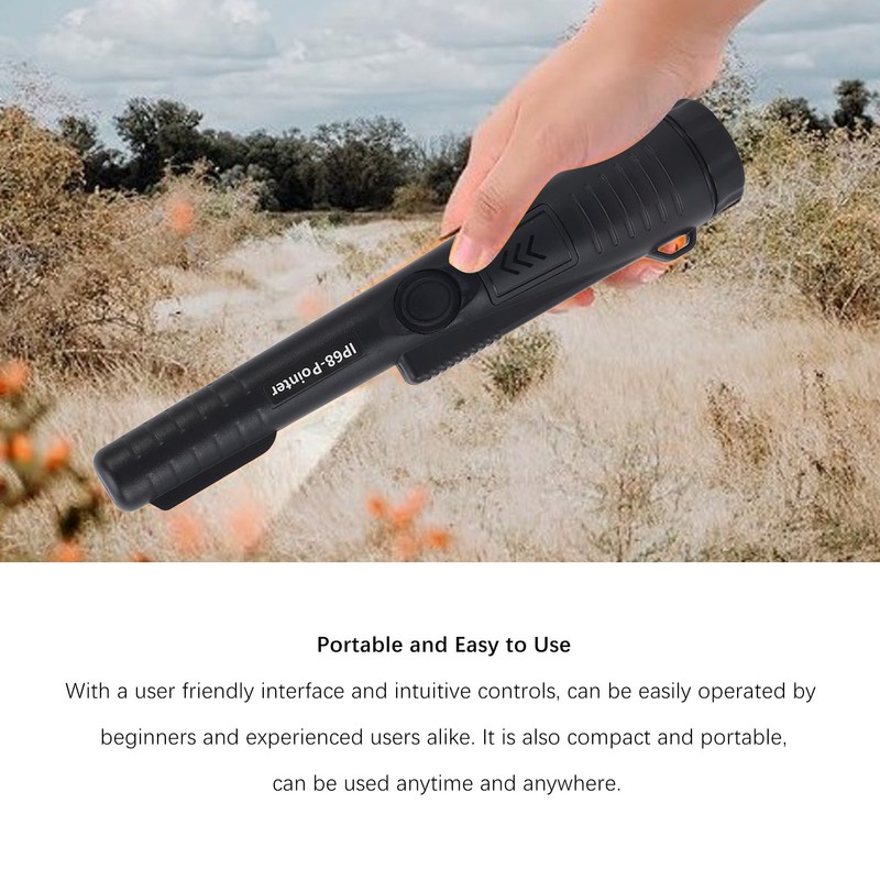 Metal Detector Pinpointer Sensitive Portable Waterproof Handheld Pin Pointer Wand