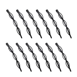 12PCS Mini Bobby Pins,Black Vintage Hair Pins for Women Girl,Invisible Bangs Clip Small Bobby Pins,Black Metal Hair Clips for Decorative Wedding Dainty Accessories Headwear