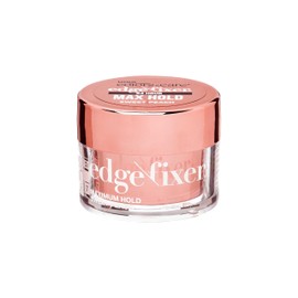KISS COLORS & CARE Maximum Hold Edge Fixer, 24 Hour Scented Styling Hair Gel with Biotin, Non-Greasy, Long-Lasting Moisture & Shine for All Hair Types, 30 mL (1.01 US fl. oz.), Sweet Peach