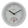 Kienzle Bathroom Clock 14 cm with Quartz Movement, Hygrometer and