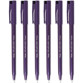 Pentel Handwriter Liquid Ink Handwriting Pen – Black Ink – 0.5mm – Pack of 6