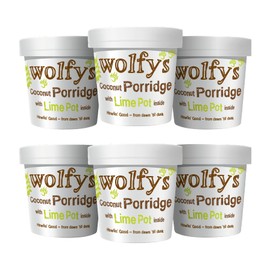 Wolfy's Coconut Porridge with Lime Pot 110 g (Pack of 6)