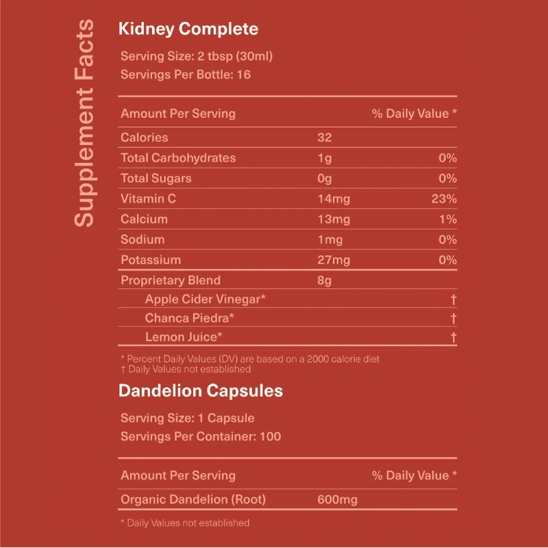 Kidney Complete Detox Y Limpieza Para Riñones - 4 Fl