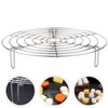 Cabilock Round Steamer Steamer Stainless Steel Cookware Steamer Rack Stand