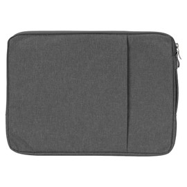 Laptop Sleeve 15.6in 39x29x2cm Double Layer Design Polyester Laptop Carrying Case for OS Laptop Pro for HP for DellBlack
