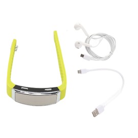 Recorder Watch HD Noise Reduction Voice Activated Rechargeable Music Player Recorder Wristband for Class Meeting Yellow 32GB