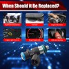 MACAX Set of 3 Fuel Injectors JSN180E Replacement Compatible with