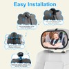 Baby Car Mirror,Baby Mirror with Wide Rearview & 361° Rotation,Baby