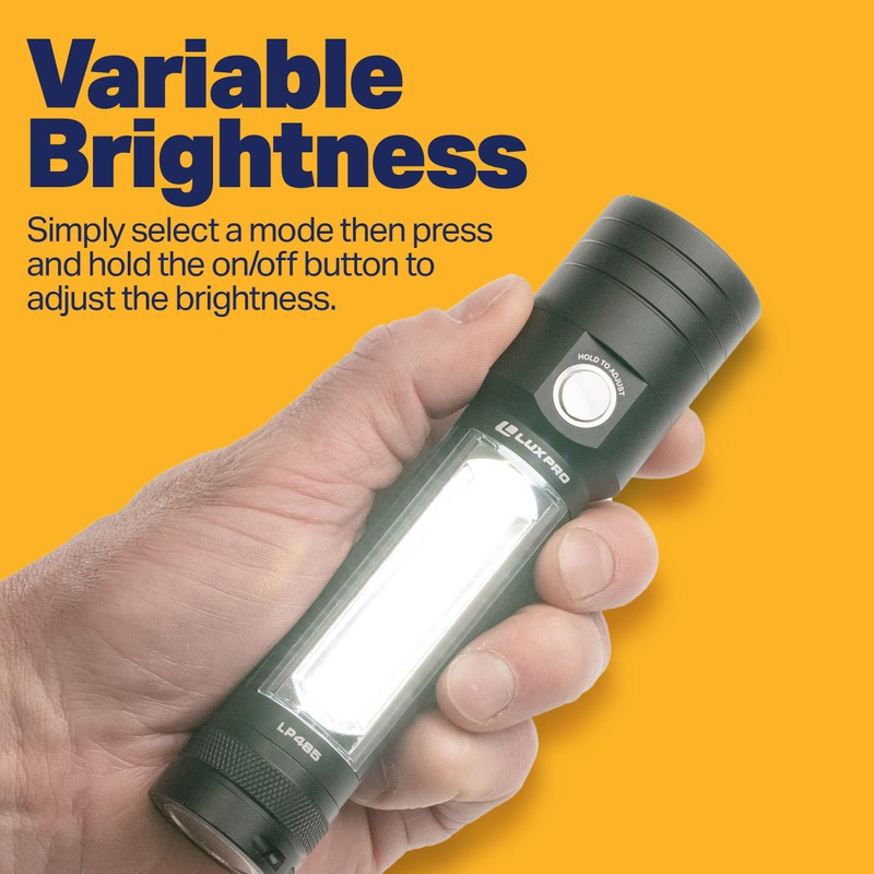 LUXPRO Utility 537 Lumen LED Flashlight and Work Light, LP485