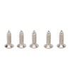 100PCS Guitar Pickguard Screws Metal Guard Plate Mounting Screw Electric