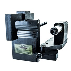 Jeremywell Industrial Professional Pipe & Tube Notcher Punch and Press Tool for 0-50 Degree Angle, Heavy Duty, Notches 3/4" - 3" Round Tubing Bore Hole