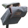 London Craftwork Medium Canvas + Leather Saddle/Handlebar/Frame Bag for Bicycles