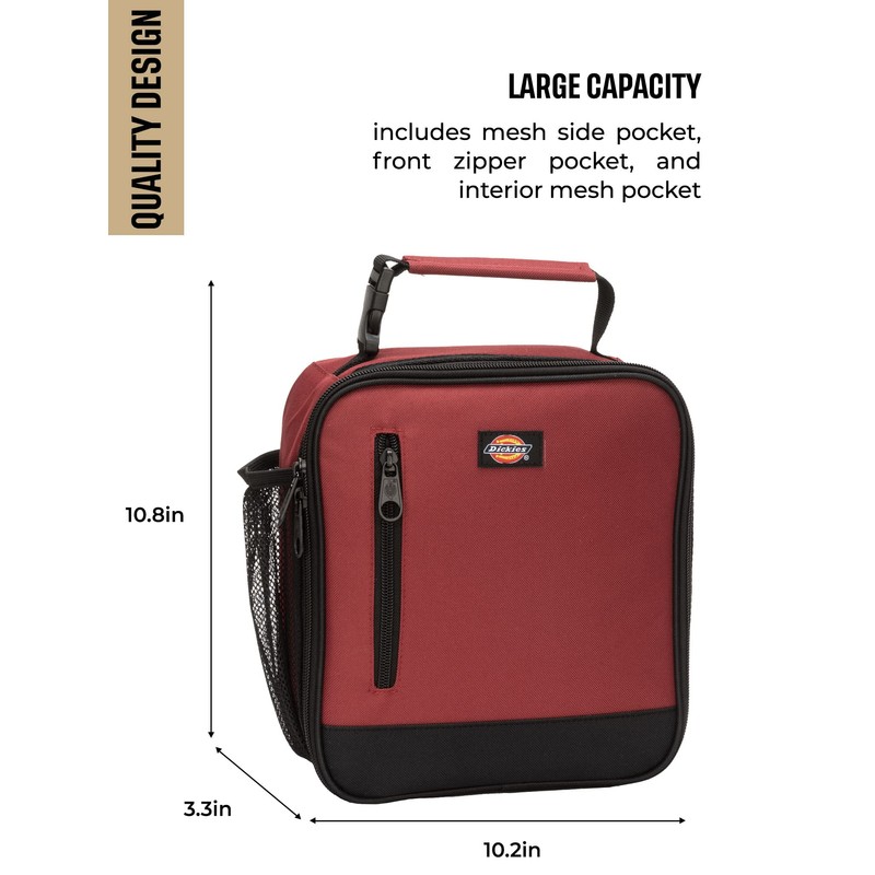 Dickies Basic Insulated Lunch Bag for Work, Thermal Reusable Office