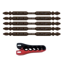 Vessel SST5P2110-BL Sakis Bottion Bit BL Double Ended + 0.08 x 4.3 inches (110 mm), Set of 5, Bit Clip Included