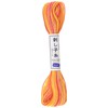 Olympus Sashiko Thread Skein, Orange, Pink, & Yellow