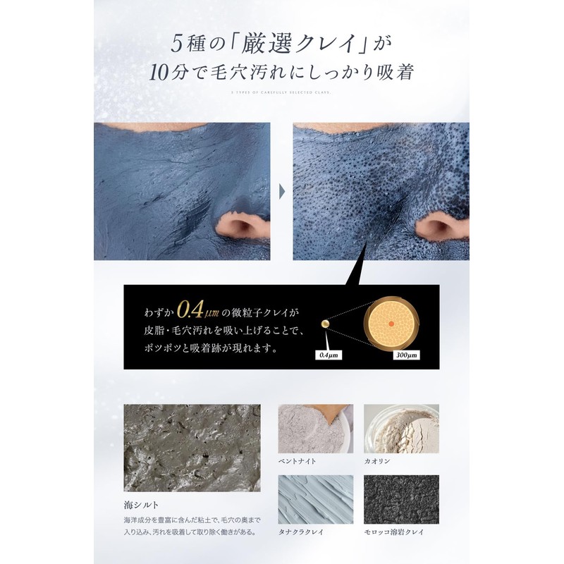 EVERSKIN Clay Pack, Mud Pack, Pore Pack, Peeling, Pore Care