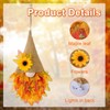 Autumn Wreaths for Front Door, Autumn Door Wreath Gnome Decorations