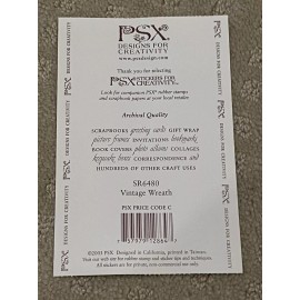 PSX Designs Vintage Wreath PSX Designs Christmas Stickers 2003 Kids Leland Thomas Quote