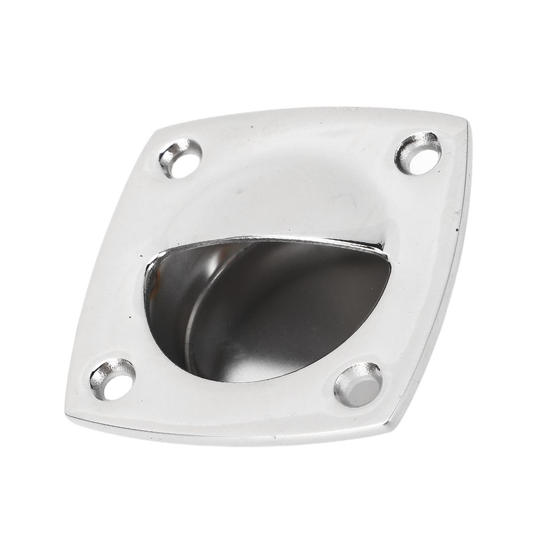 59x59mm Flush Pull Recessed Sliding Pull Handle 316 Stainless Steel