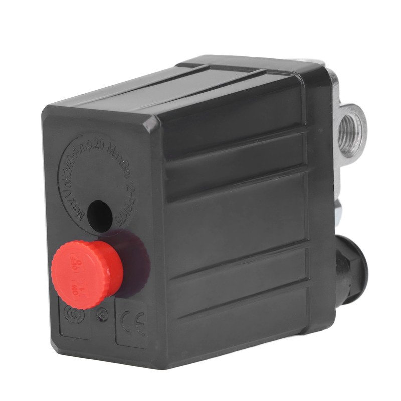Air Compressor Pressure Switch Automatic Valve 4 Holes 90‑125PSI Accessory