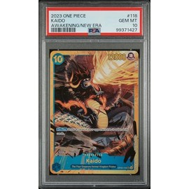 2023 One Piece Kaido OP05 Awakening of The New Era Alternate Art Psa 10 Gem Mint