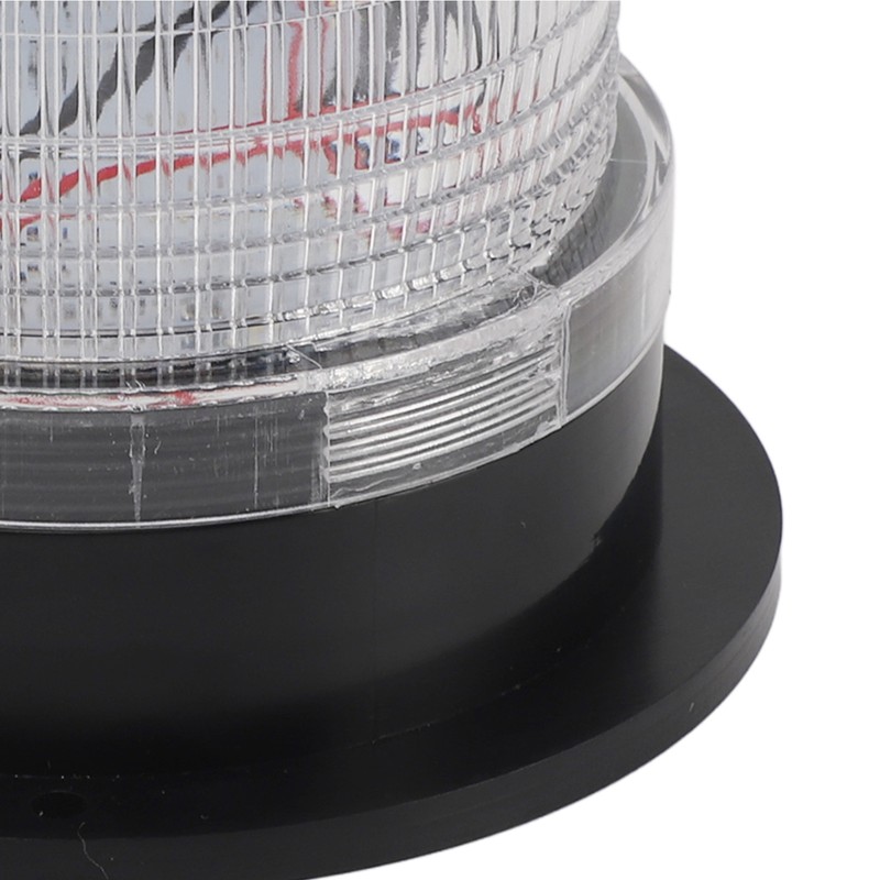 Solar Beacon Light Caution Light 8 LED Dusk to Dawn