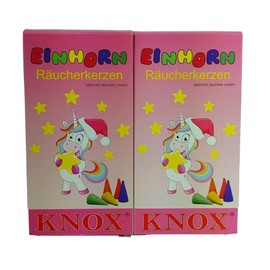 Unicorn Incense Cones with 24 Incense Cones per Pack of 2