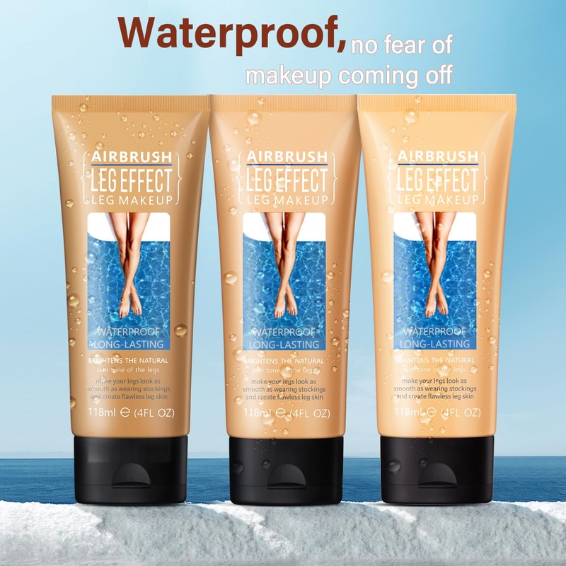 Boobeen Leg & Body Makeup Foundation, Waterproof Cover Up Leg