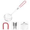 JZK 4 x Stainless Steel Colander Sieve with Handle, hot