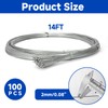 jxgzyy 100 Roll Bailing Wire 14 Gauge 14 ft Galvanized