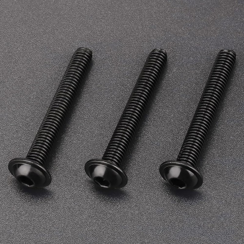 M5-0.8 x 45mm (50 Pack) Flanged Button Head Socket Cap